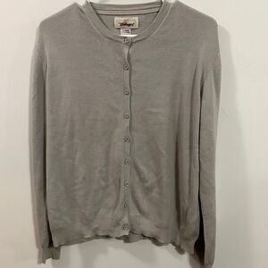 Worthington Women’s Cardigan light gray, Size XL, very good condition